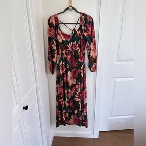 Floral Midi Boutique Dress